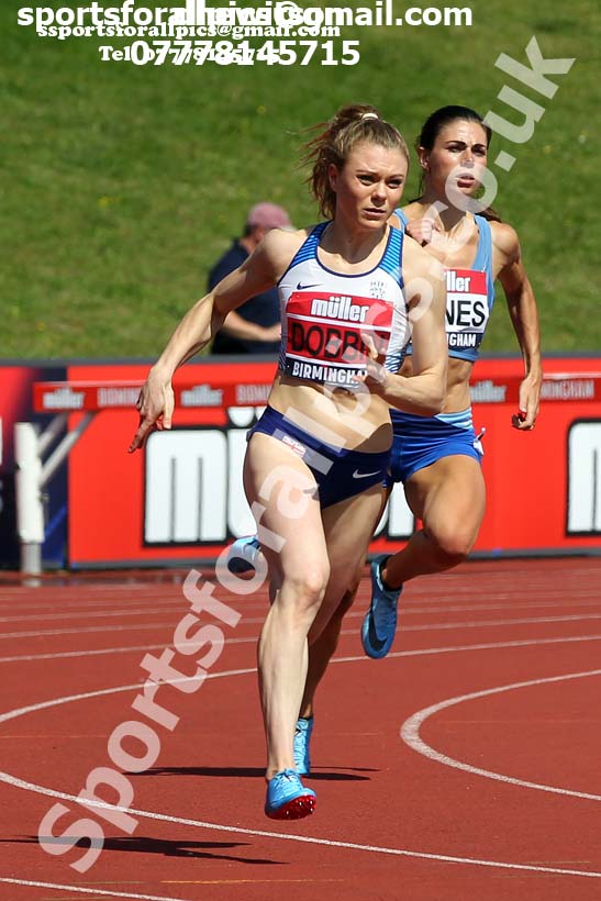 Womens 200 metres, 2019 Muller British Championships, Alexander Stadium, Birmingham. Photo: David T. Hewitson/Sports for All Pics